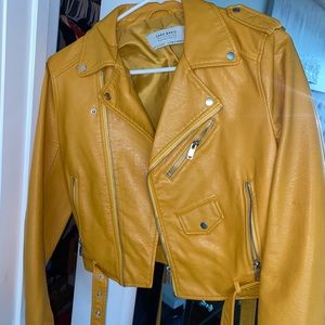 Zara Moto Leather Jacket - M